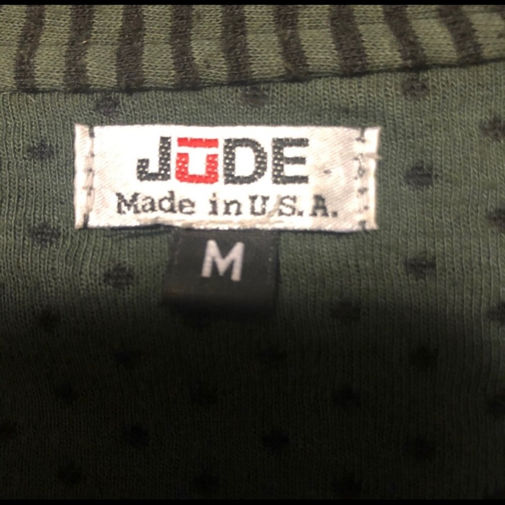 Jūde Green Stripe Ruffled Cardigan - Picture 8 of 9